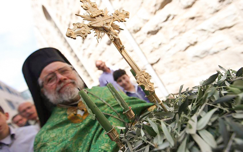 Una Pasqua di speranza in Palestina Per l’archimandrita Abdallah Iulio, guida della chiesa melchita  di Ramallah, i cristiani arabi continuano a credere nella fine della sofferenza causata dall’occupazione israeliana