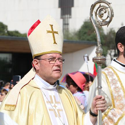 Monsignor Pezzi pellegrino da Sinnai a Bonaria Ospite della 32ma edizione l'arcivescovo della diocesi della Madre di Dio a Mosca