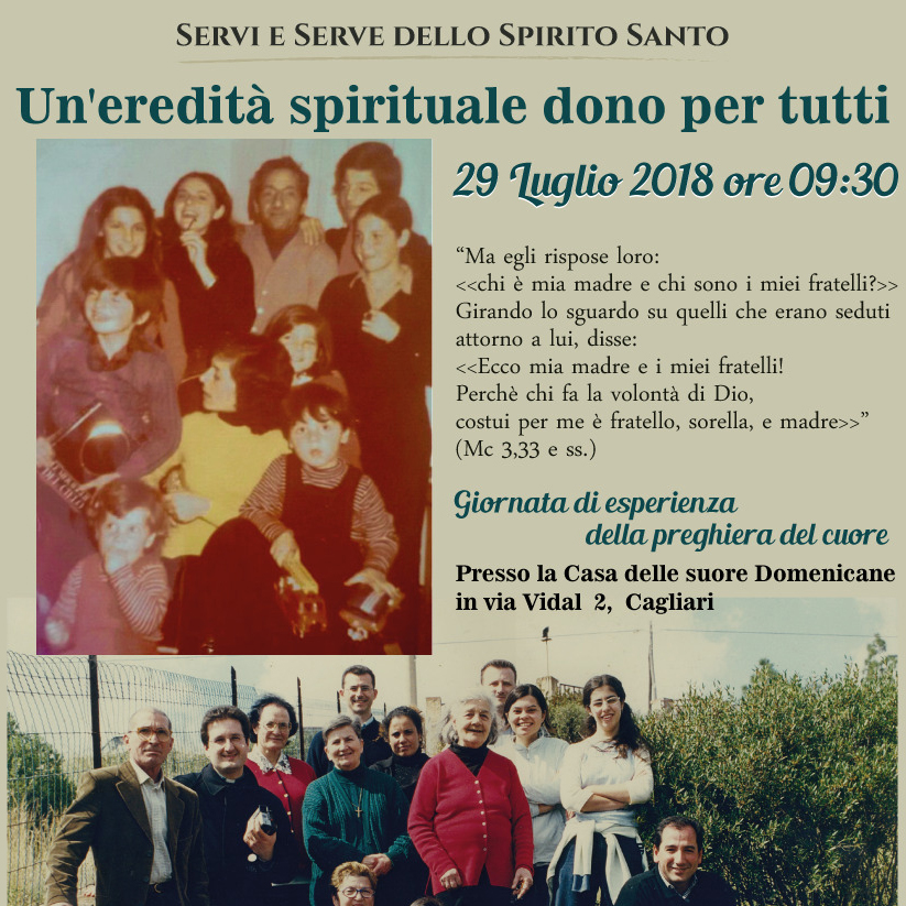 Un’eredità spirituale che è dono per tutti Paola Coiana, fondatrice dei Servi e delle Serve dello Spirito Santo