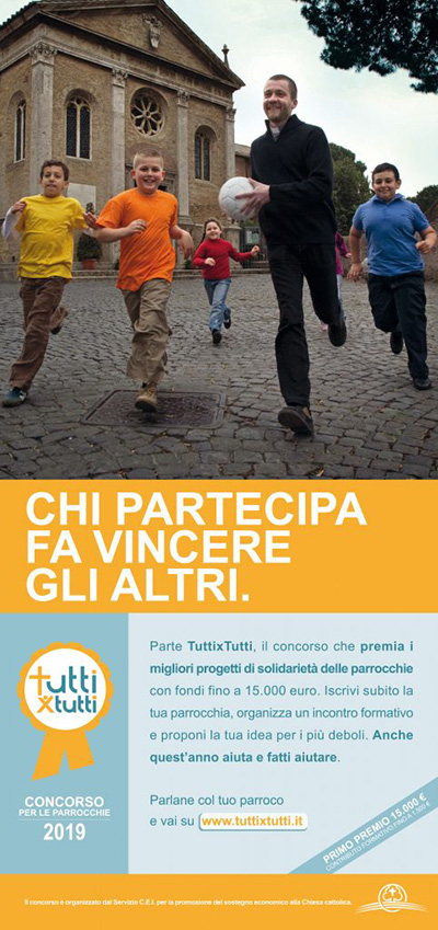 Concorso TuttixTutti: «Chi partecipa fa vincere gli altri» C'è tempo fino al 31 maggio per partecipare