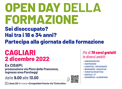 «Open day» a Cagliari e a Sassari: ecco le date