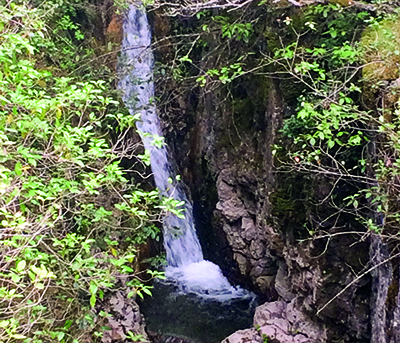 Sorgente di acqua che zampilla per la vita eterna