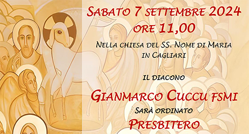 Gianmarco Cuccu sarà ordinato presbitero