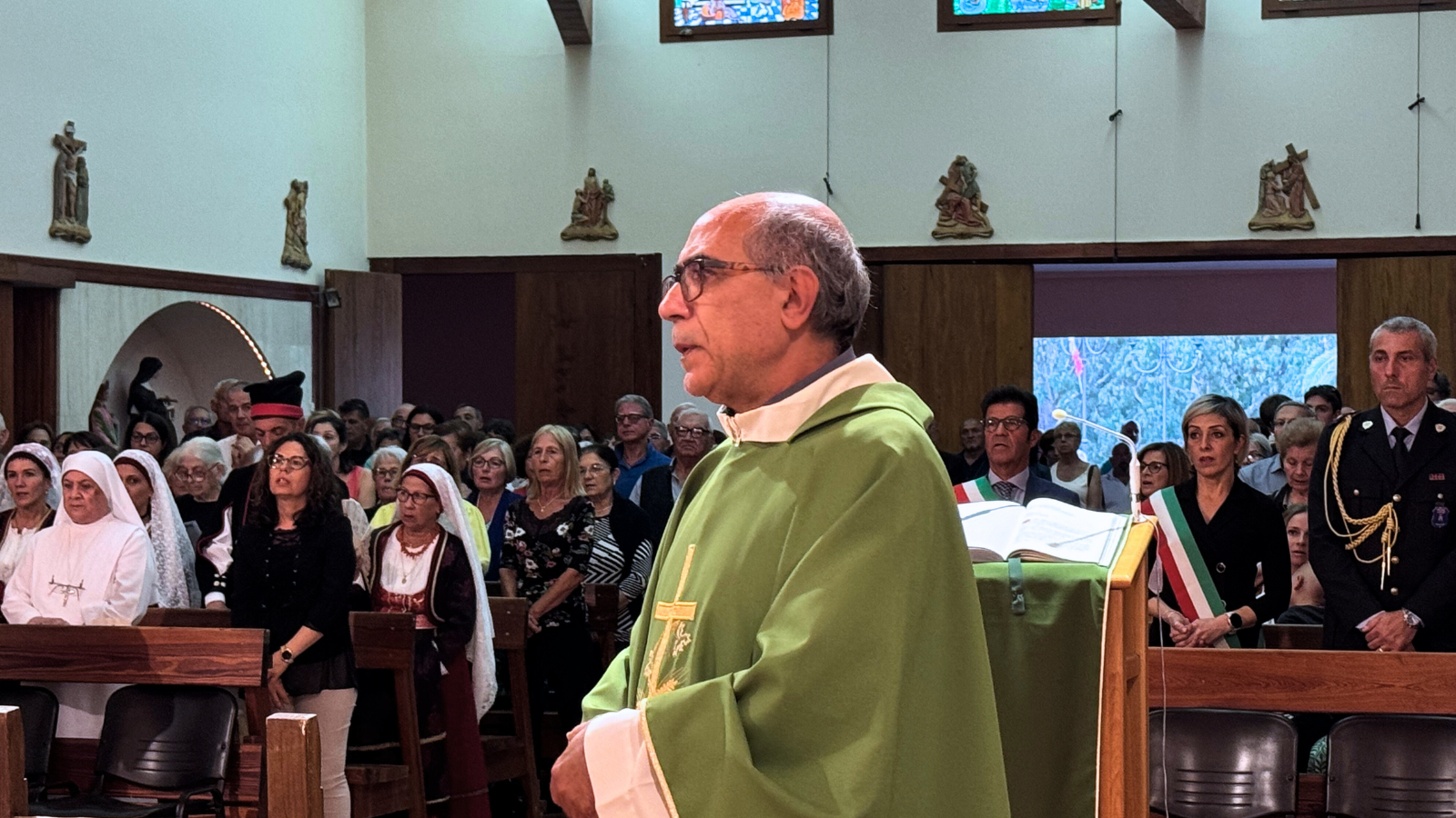 Don Gigi Zuncheddu accolto nella parrocchia di San Giovanni Battista a Castiadas